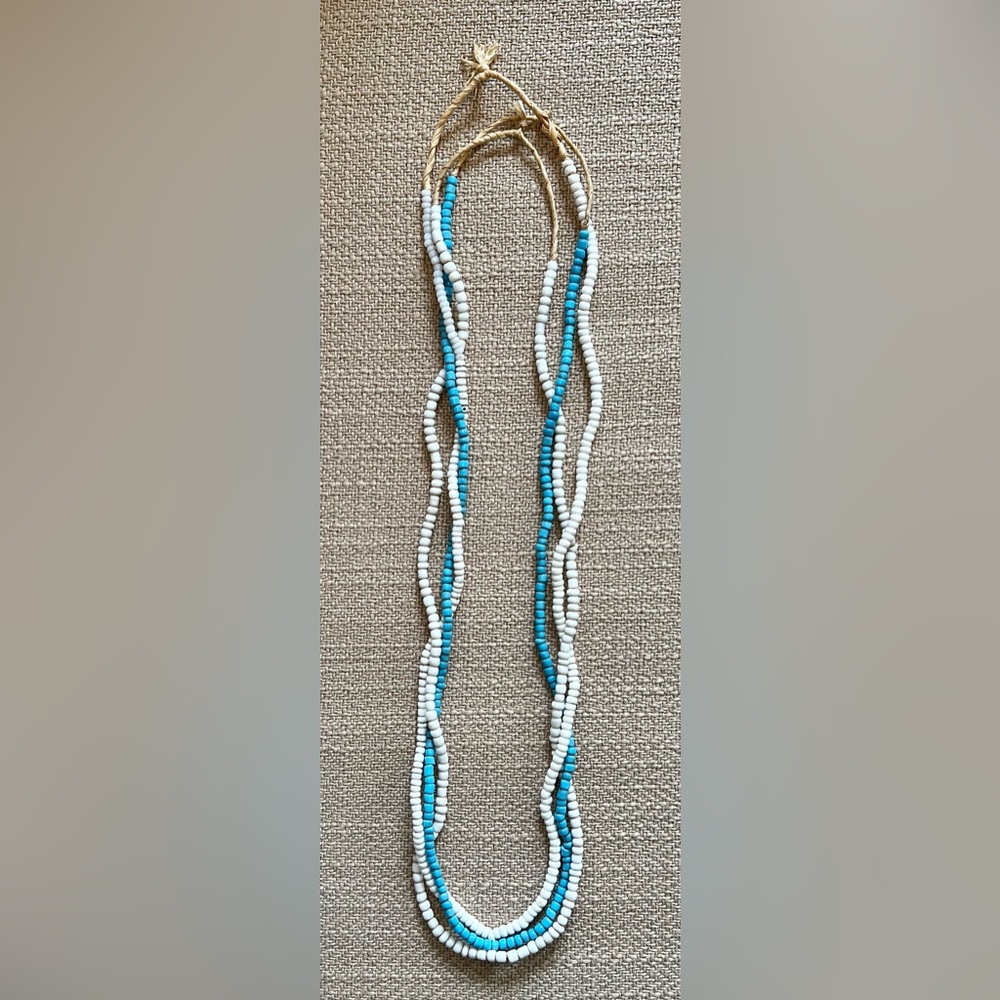 Beautiful Beaded Turquoise and White Necklaces, Sold Together